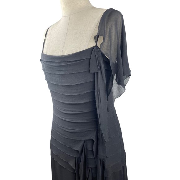 Whistles London silk dress US 8 dressy cocktail  100%silk - Picture 4 of 9